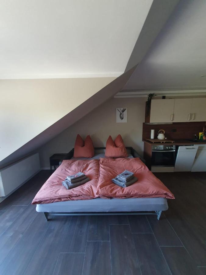 Neumuehler Hof- Ferienwohnung "Benjamin" Mit Grosser Privater Dachterasse Und Guter Anbindung In Die City ชเวียรีน ภายนอก รูปภาพ