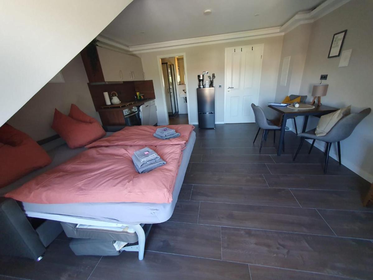 Neumuehler Hof- Ferienwohnung "Benjamin" Mit Grosser Privater Dachterasse Und Guter Anbindung In Die City ชเวียรีน ภายนอก รูปภาพ