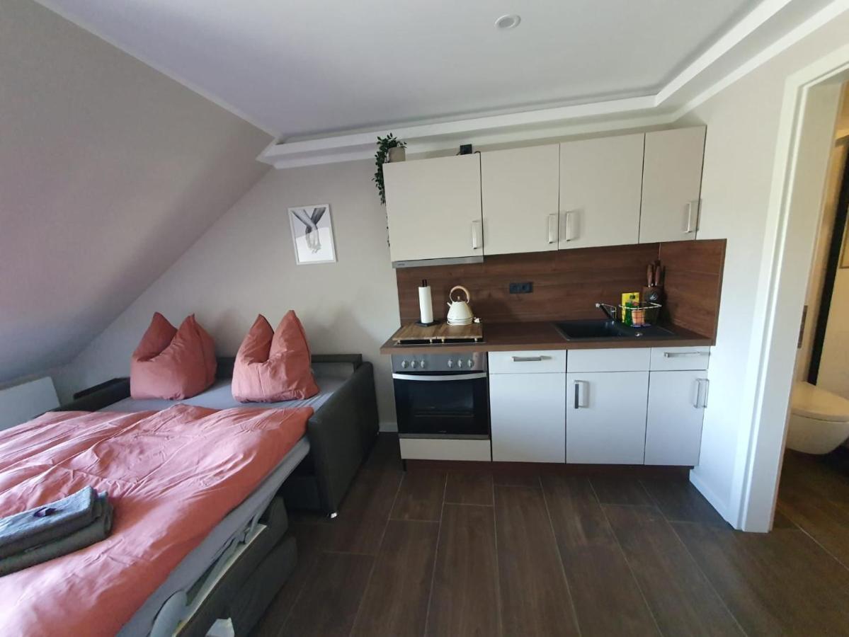 Neumuehler Hof- Ferienwohnung "Benjamin" Mit Grosser Privater Dachterasse Und Guter Anbindung In Die City ชเวียรีน ภายนอก รูปภาพ